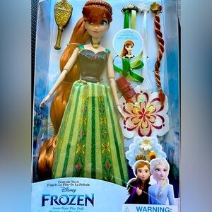 🚫SOLD🚫. Anna Doll with Red Hair and Green Dress